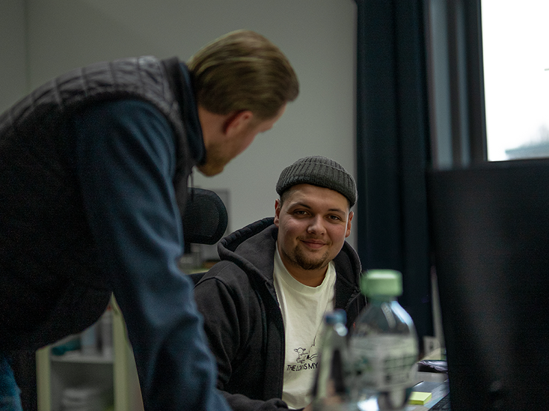 buero Gepflegtes Büro nach der Unterhaltsreinigung